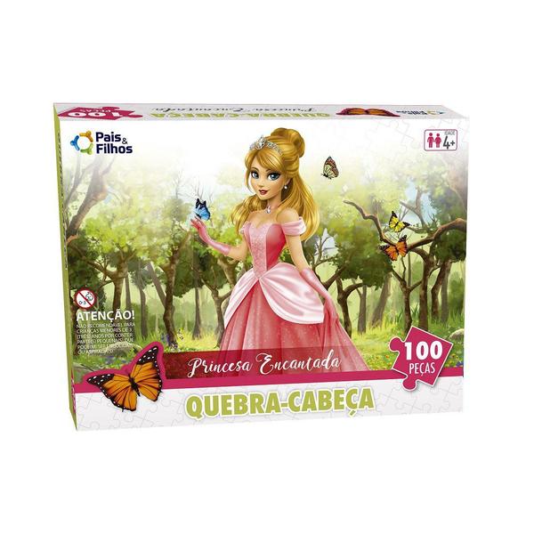 Imagem de Quebra - Cabeça 100 peças Princesa Encantada - Pais e Filhos