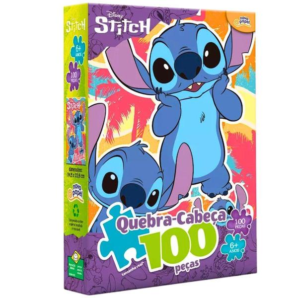 Imagem de Quebra Cabeça 100 Peças Stitch Disney Original  - Toyster