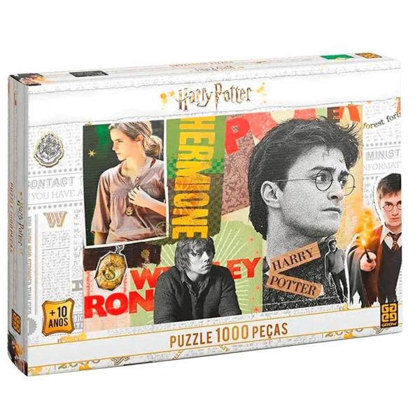 Imagem de Quebra Cabeça 1000 Peças Harry Potter Grow 03617