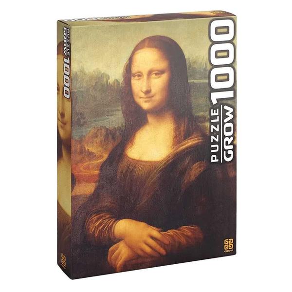 Quebra cabeca 1000 pecas monalisa grow Imagem de Quebra cabeca 1000 pecas monalisa grow