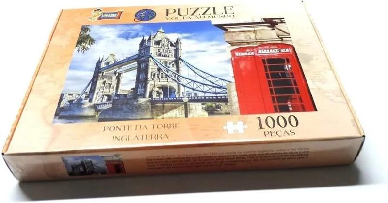 Imagem de Quebra Cabeça 1000 Peças Ponte da Torre Inglaterra Londres Puzzle