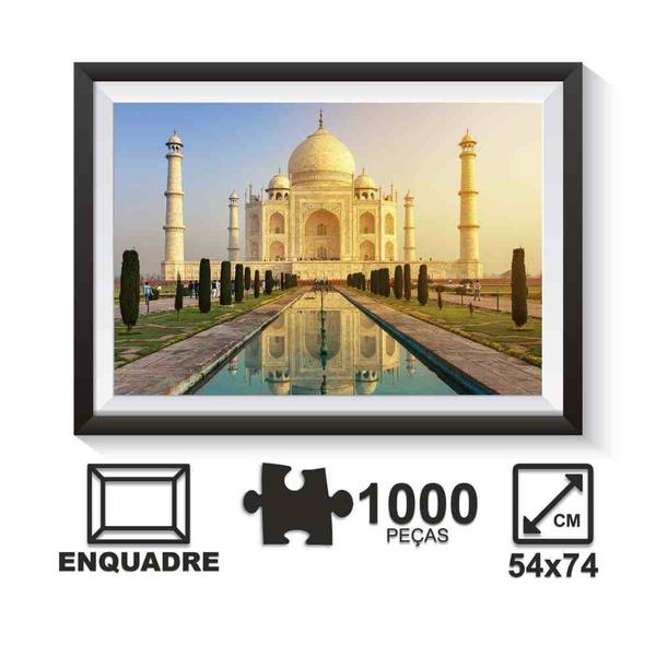 Imagem de Quebra-Cabeça - 1000 peças - Taj Mahal - Pais e Filhos