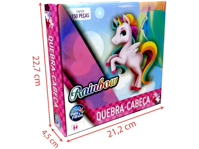 Imagem de Quebra-cabeça 150 Peças Rainbow Pais & Filhos