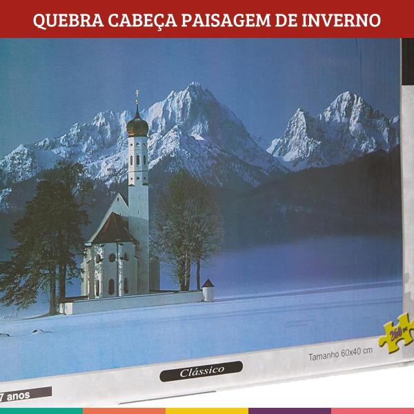 Imagem de Quebra-Cabeça 260pçs Jardim de Inverno Puzzle 60x40 Nig