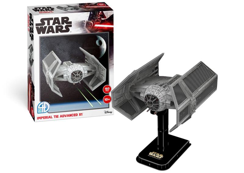 Imagem de Quebra-cabeça 3D (3D Puzzle) Star Wars Imperial TIE Advanced X1 - Revell 00318