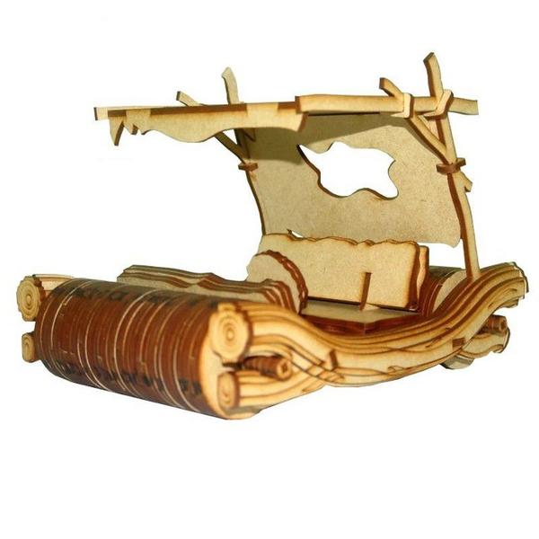 Imagem de Quebra Cabeça 3D Carro Flintstones  Mdf