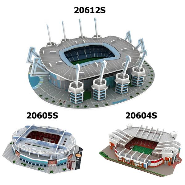 Imagem de Quebra-Cabeça 3D de Miniatura de Estádio de Futebol - Modelo DIY de Estádio Mundial