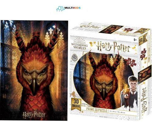 Imagem de Quebra Cabeça 3D Fawkes Harry Potter 300p BR1324  Multikids