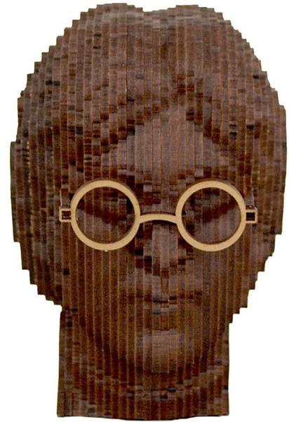 Imagem de Quebra Cabeça 3D John Lennon Decoração Ornamento Enfeite