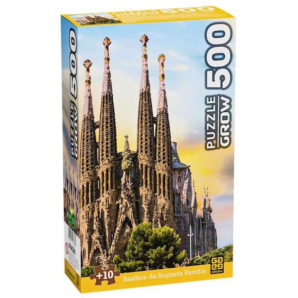 Imagem de Quebra Cabeça 500 Peças Basilica Da Sagrada Família Grow