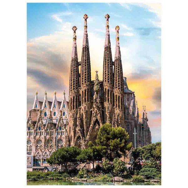 Imagem de Quebra-Cabeça - 500 Peças - Basílica da Sagrada Família - Grow