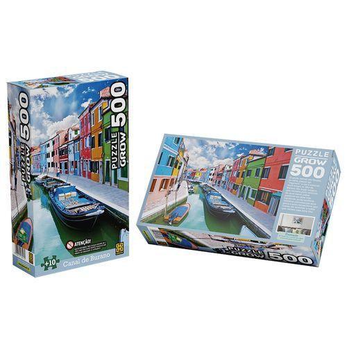 Imagem de Quebra Cabeça 500 Peças Canal de Burano 03457 Grow