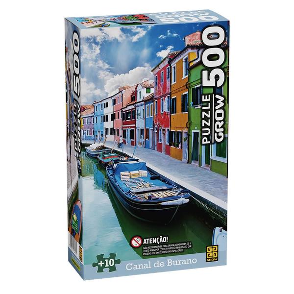 Imagem de Quebra-cabeça 500 peças Canal de Burano