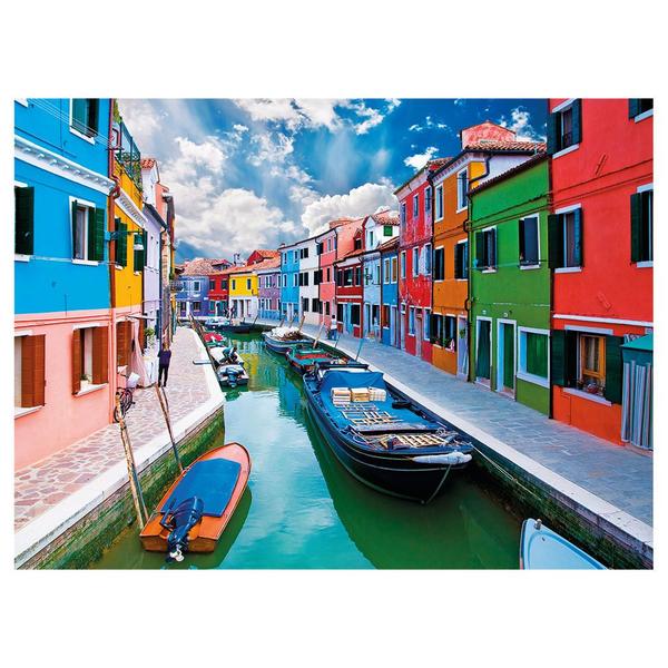 Imagem de Quebra-cabeça 500 peças Canal de Burano