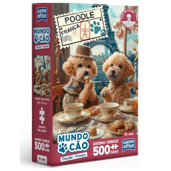 Imagem de Quebra-cabeça  500 Peças Nano Mundo Cão: Poodle - França