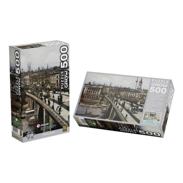 Quebra - Cabeça 500 Peças Old London - Grow Imagem de Quebra - Cabeça 500 Peças Old London - Grow