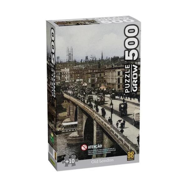 Quebra - Cabeça 500 Peças Old London - Grow Imagem de Quebra - Cabeça 500 Peças Old London - Grow