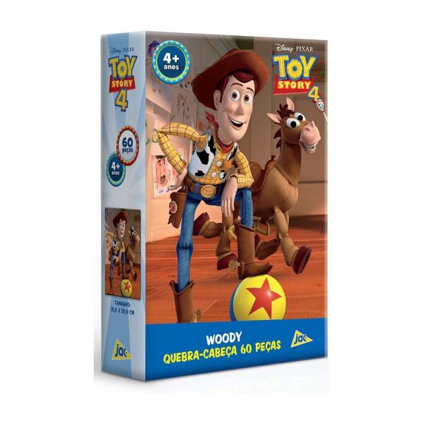 Imagem de Quebra-Cabeça 60 peças Toy Story 4: Woody - Toyster