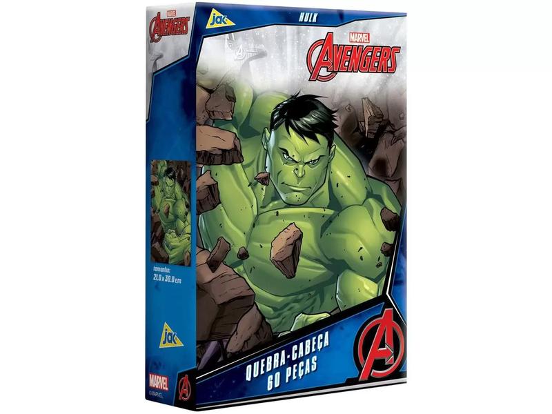 Imagem de Quebra-cabeça 60 Peças Vingadores Hulk