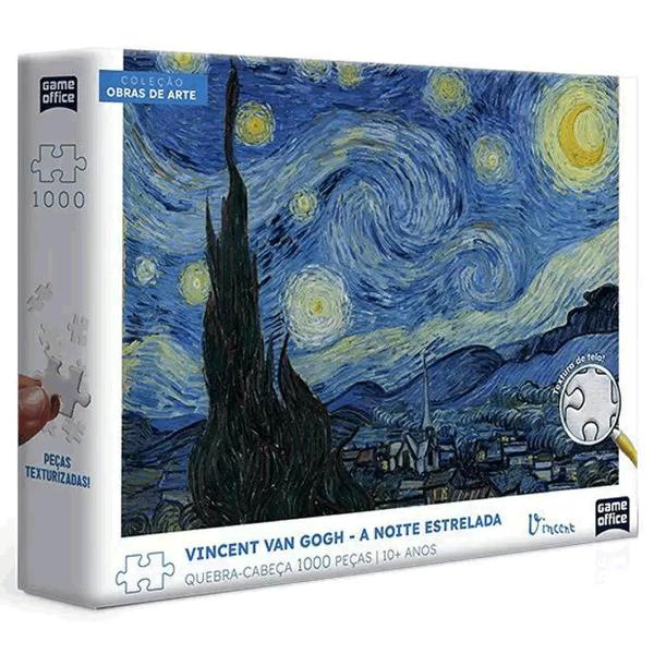 Imagem de Quebra-Cabeça A Noite Estrelada Vincent Van Gogh Toyster