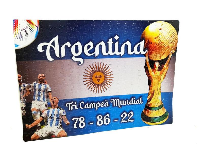 Imagem de Quebra-Cabeça Argentina Campeã Copa 120 Peças Ed. Limitada