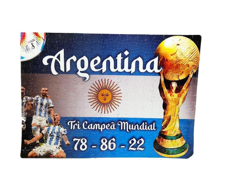 Imagem de Quebra-Cabeça Argentina Campeã Copa 120 Peças Ed. Limitada