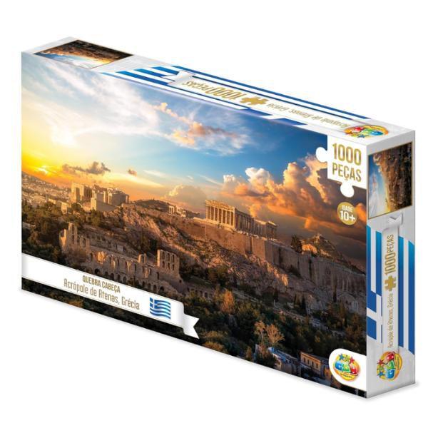 Imagem de Quebra Cabeça Atenas Grécia 1000 Peças Puzzle Premium