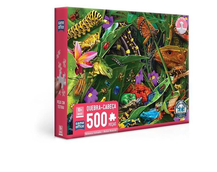 Quebra Cabeça Bichos Bizarros Natureza Estranha 500 Peças - Toyster Imagem de Quebra Cabeça Bichos Bizarros Natureza Estranha 500 Peças