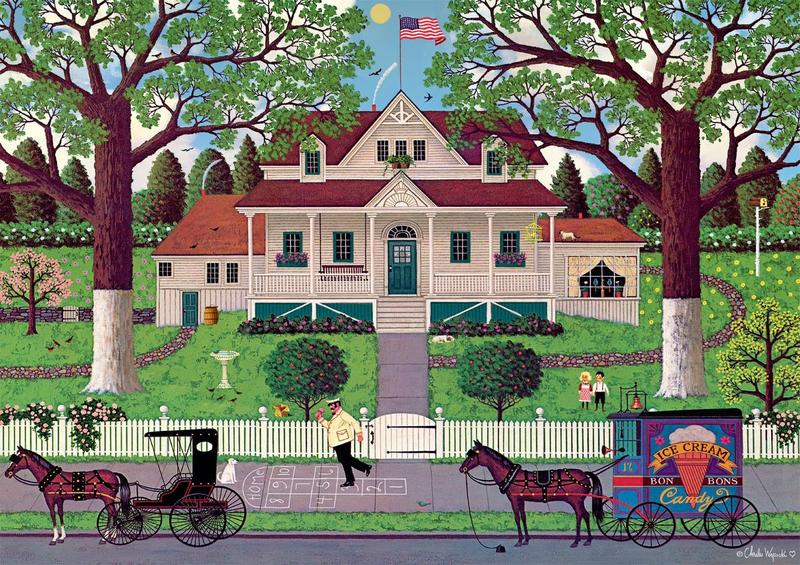 Imagem de Quebra-cabeça Buffalo Games Charles Wysocki 300 peças