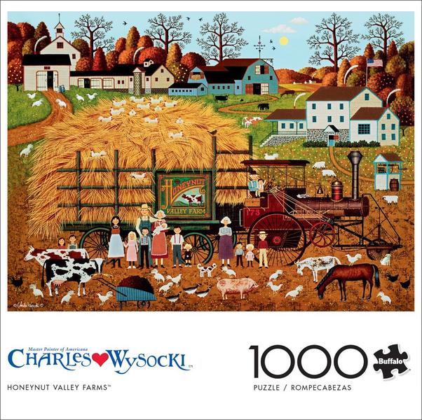 Imagem de Quebra-cabeça Buffalo Games Charles Wysocki Honeynut Valley