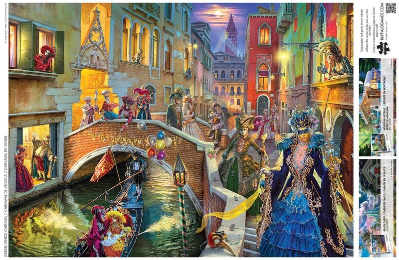 Imagem de Quebra-cabeça Buffalo Games Image World Venice Carnival 1000 unidades