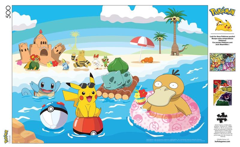 Imagem de Quebra-cabeça Buffalo Games Pokémon Pokémon Island Time 500 unidades