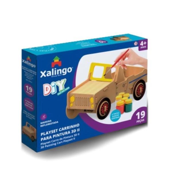 Imagem de Quebra Cabeça Carrinho Playset Para Pintura 3D Ii Diversão