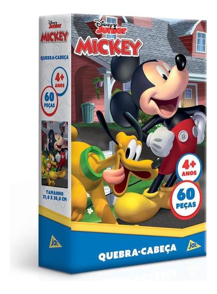 Imagem de Quebra-cabeça Cartonado Mickey - 60 Peças