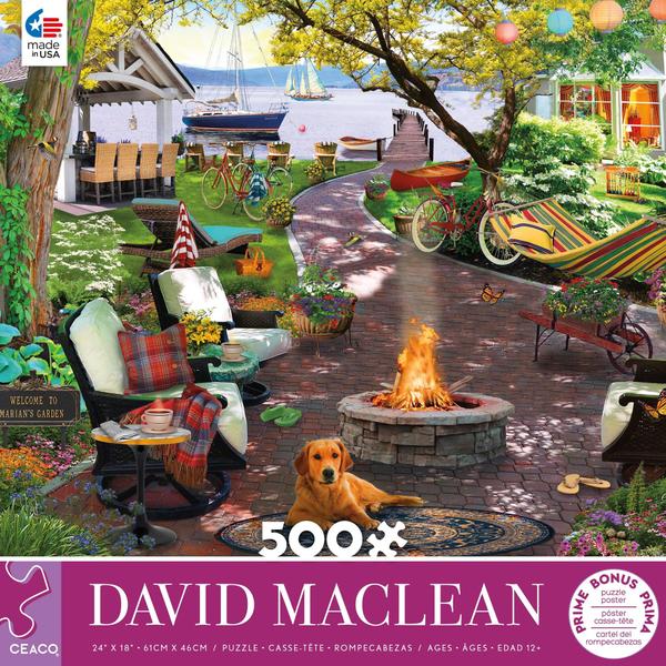 Imagem de Quebra-cabeça Ceaco David Maclean Marian's Garden 500 peças