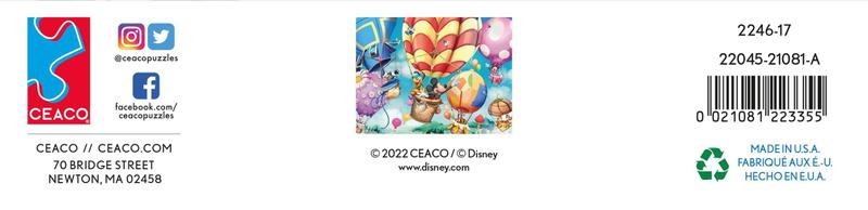 Imagem de Quebra-cabeça Ceaco Disney Mickey's Air Balloon 300 peças