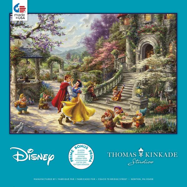 Imagem de Quebra-cabeça Ceaco Disney Thomas Kinkade Branca de Neve 1000 unidades