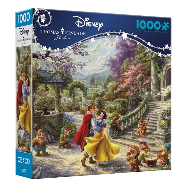 Imagem de Quebra-cabeça Ceaco Disney Thomas Kinkade Branca de Neve 1000 unidades