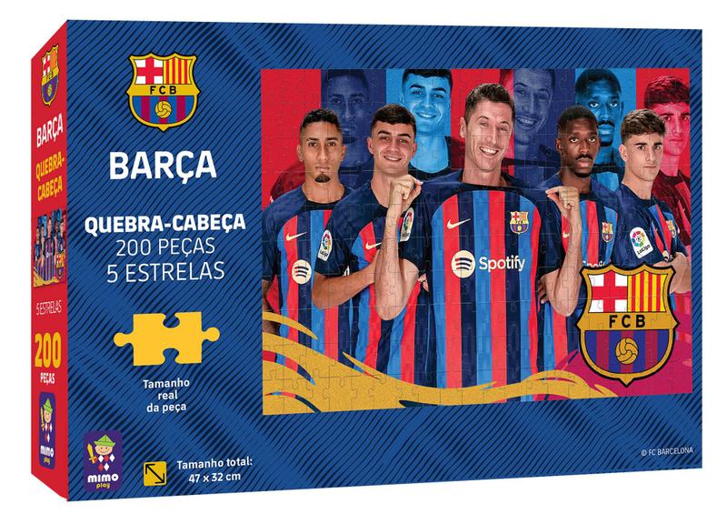 Imagem de Quebra Cabeça Colecionavel Barça -5 Estrelas 200 peças