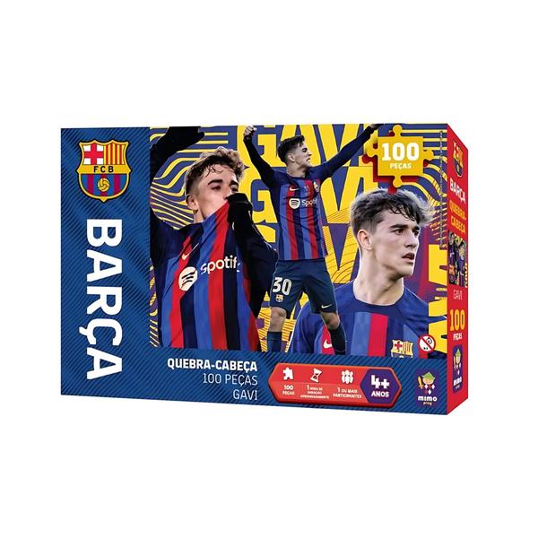 Imagem de Quebra-Cabeça Colecionável Gavi Barça 100 Peças Mimo Toys - 2521