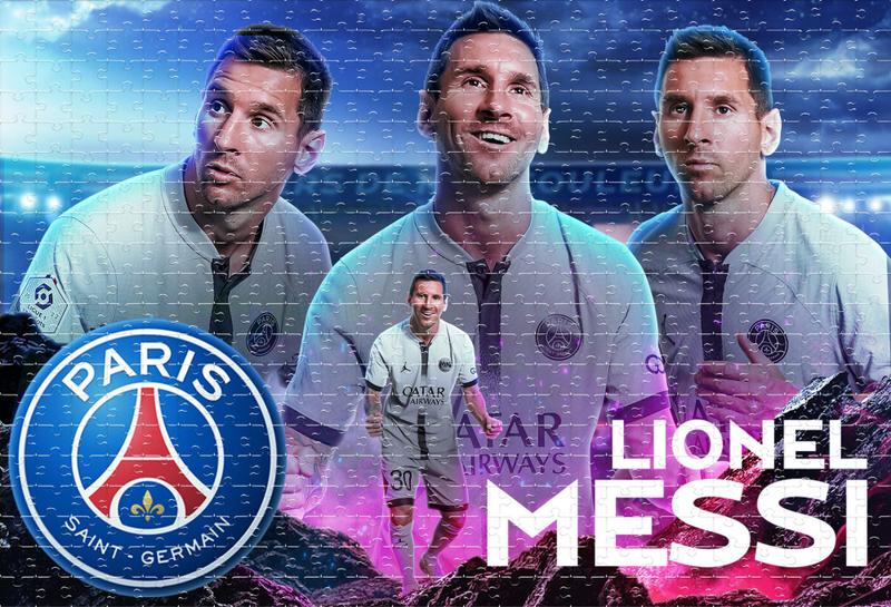 Imagem de Quebra Cabeça Colecionável PSG - Messi 500 peças