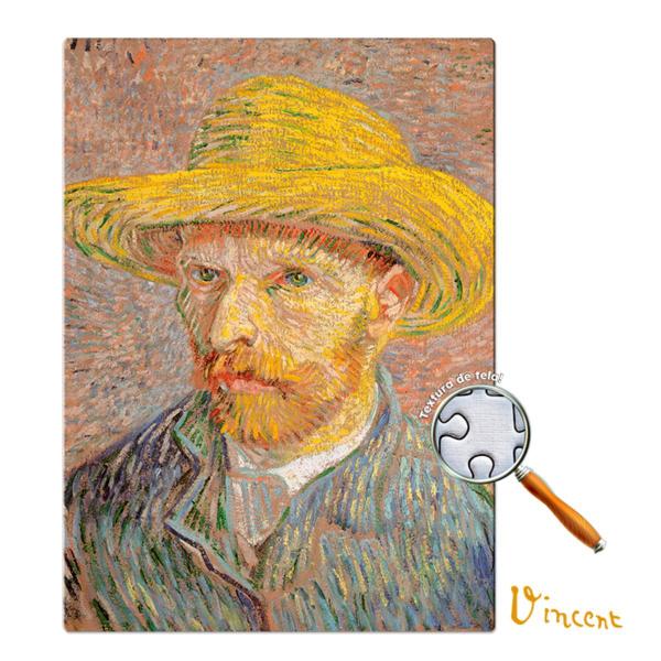 Imagem de Quebra Cabeça Combo Vincent Van Gogh Retrato E Girassóis 1000 Peças Toyster 002882