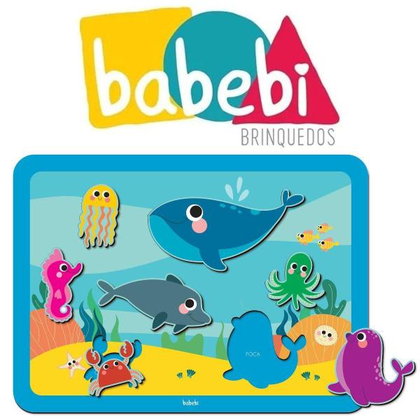 Imagem de Quebra-Cabeça De Encaixe Fundo Do Mar - 7028 - Babebi