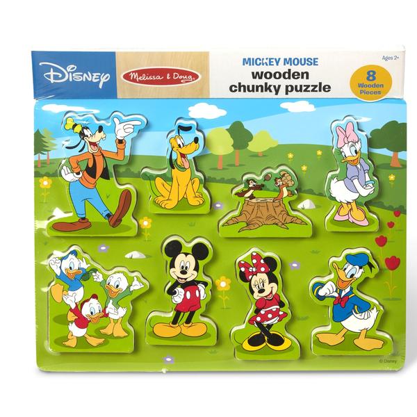 Imagem de Quebra-cabeça de madeira do Mickey Mouse Clubhouse Melissa & Doug