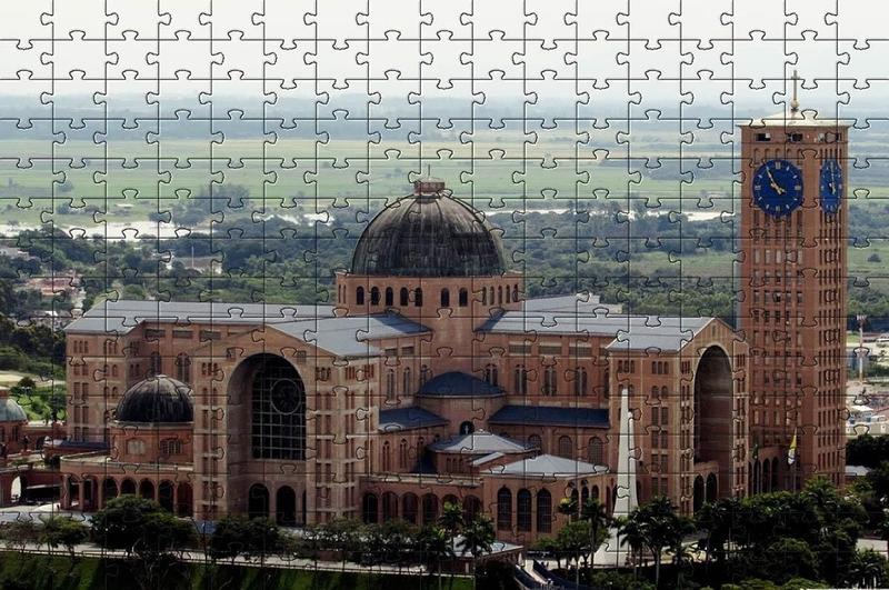 Imagem de Quebra-Cabeça Decorativo Basílica De Aparecida 300 Peças