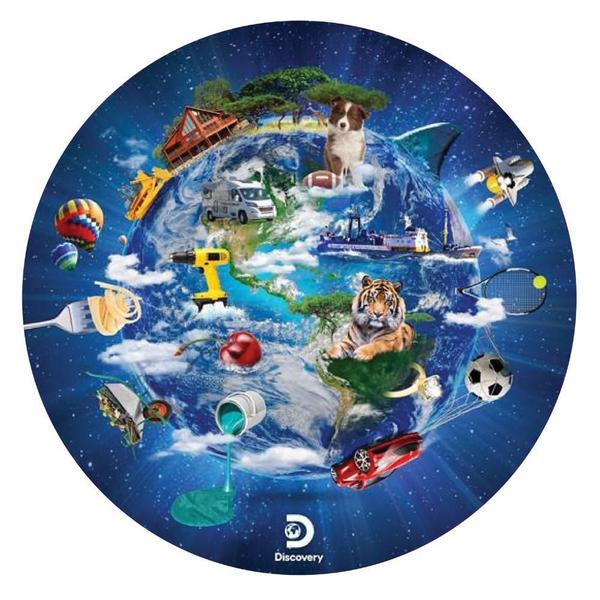 Quebra Cabeça Discovery Mundo Fantástico Puzle Planeta Terra - Gala Imagem de Quebra Cabeça Discovery Mundo Fantástico Puzle Planeta Terra