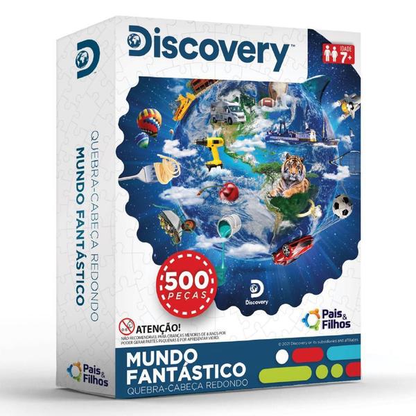 Quebra Cabeça Discovery Mundo Fantástico Puzle Planeta Terra - Gala Imagem de Quebra Cabeça Discovery Mundo Fantástico Puzle Planeta Terra