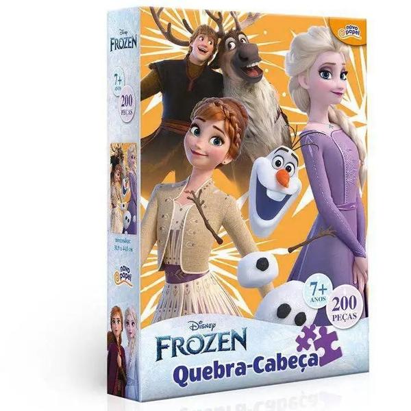 Imagem de Quebra Cabeça Disney Frozen 200 Peças Toyster