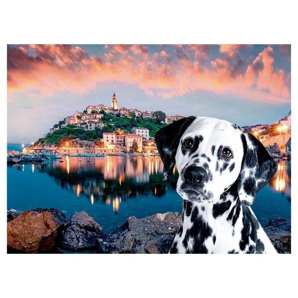Quebra-Cabeça Duplo Pets E Suas Origens 500 Peças - Grow Imagem de Quebra-Cabeça Duplo Pets E Suas Origens 500 Peças