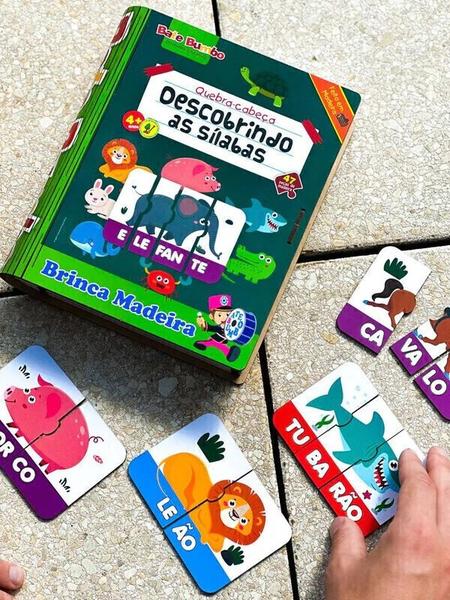 Imagem de Quebra Cabeça Educativo Descobrindo As Sílabas - Bate Bumbo